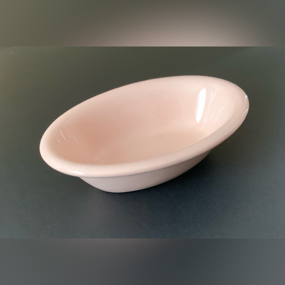 Vintage Petalware Blush Pink Soap Dish